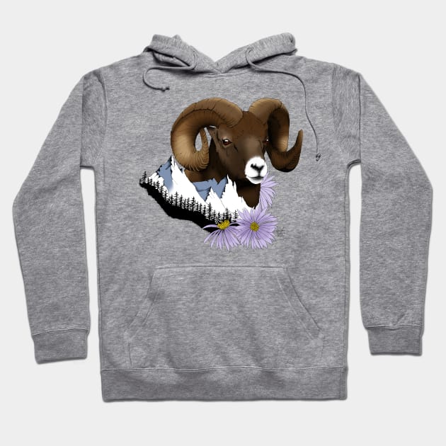 Bighorn Sheep Hoodie by tigressdragon